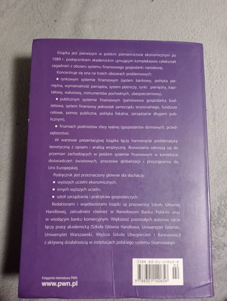 System finansowy w Polsce książka