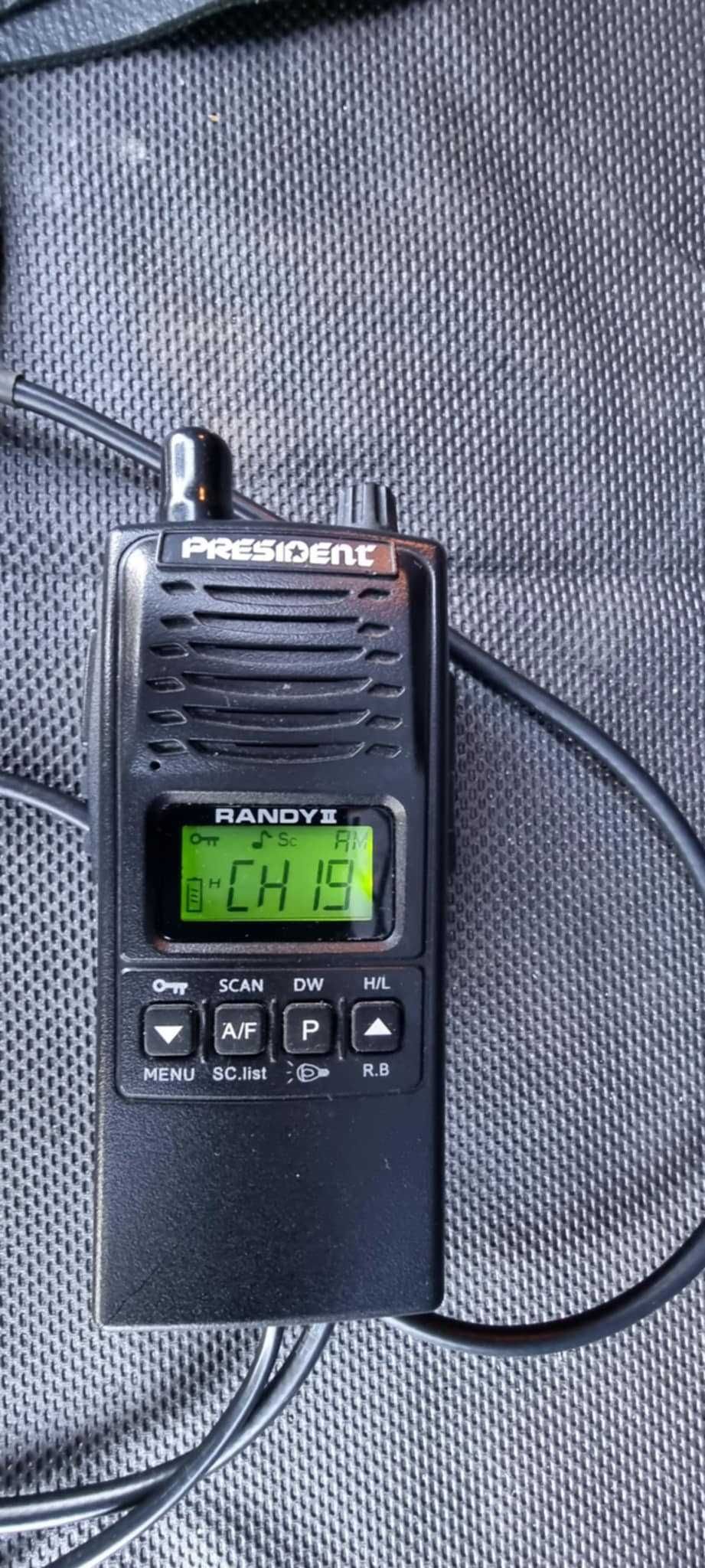 President Randy II +  dobra Antena CB