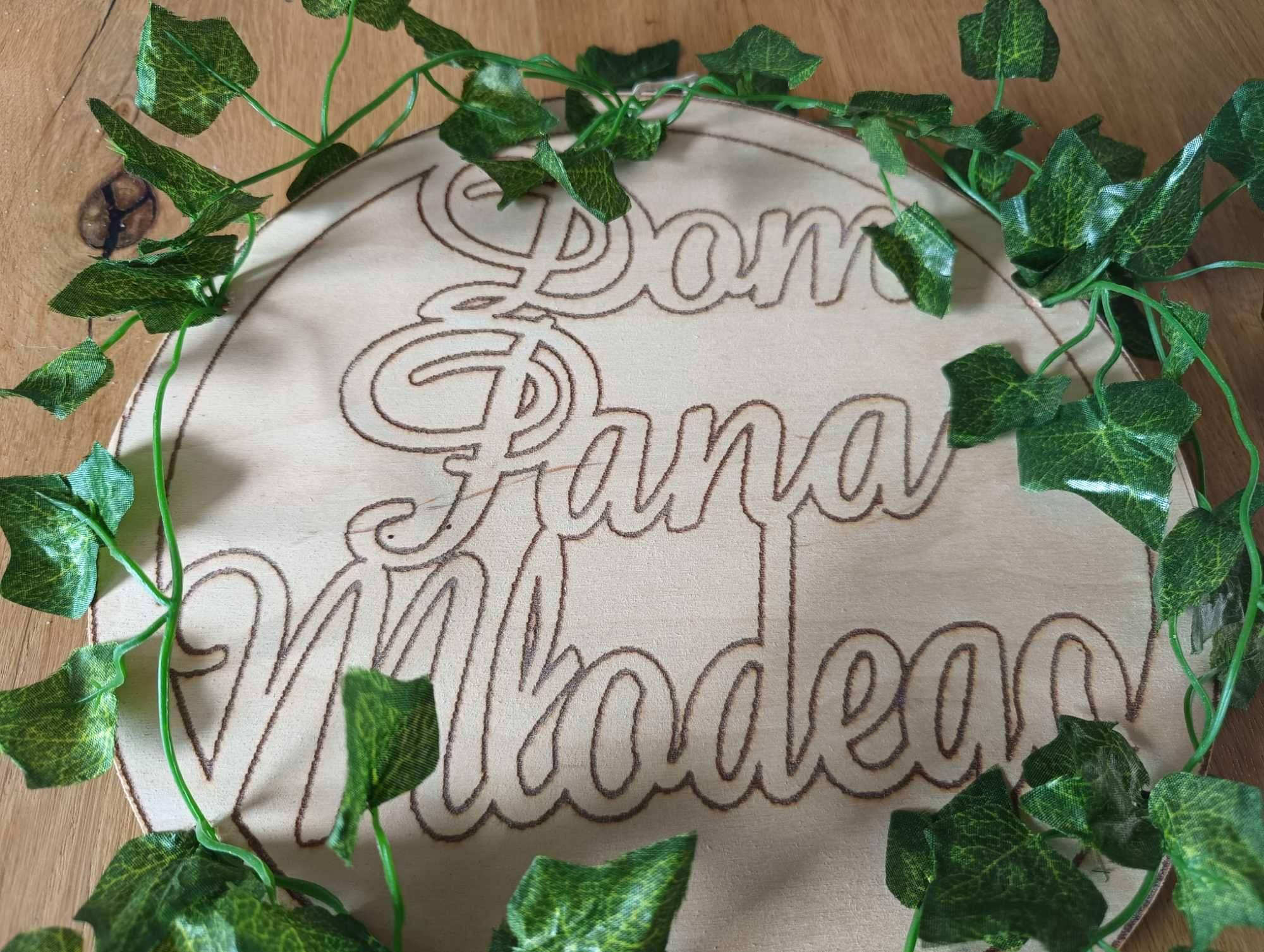 Wieńce ozdobne na drzwi 'Dom Panny Młodej' / 'Dom Pana Młodego'