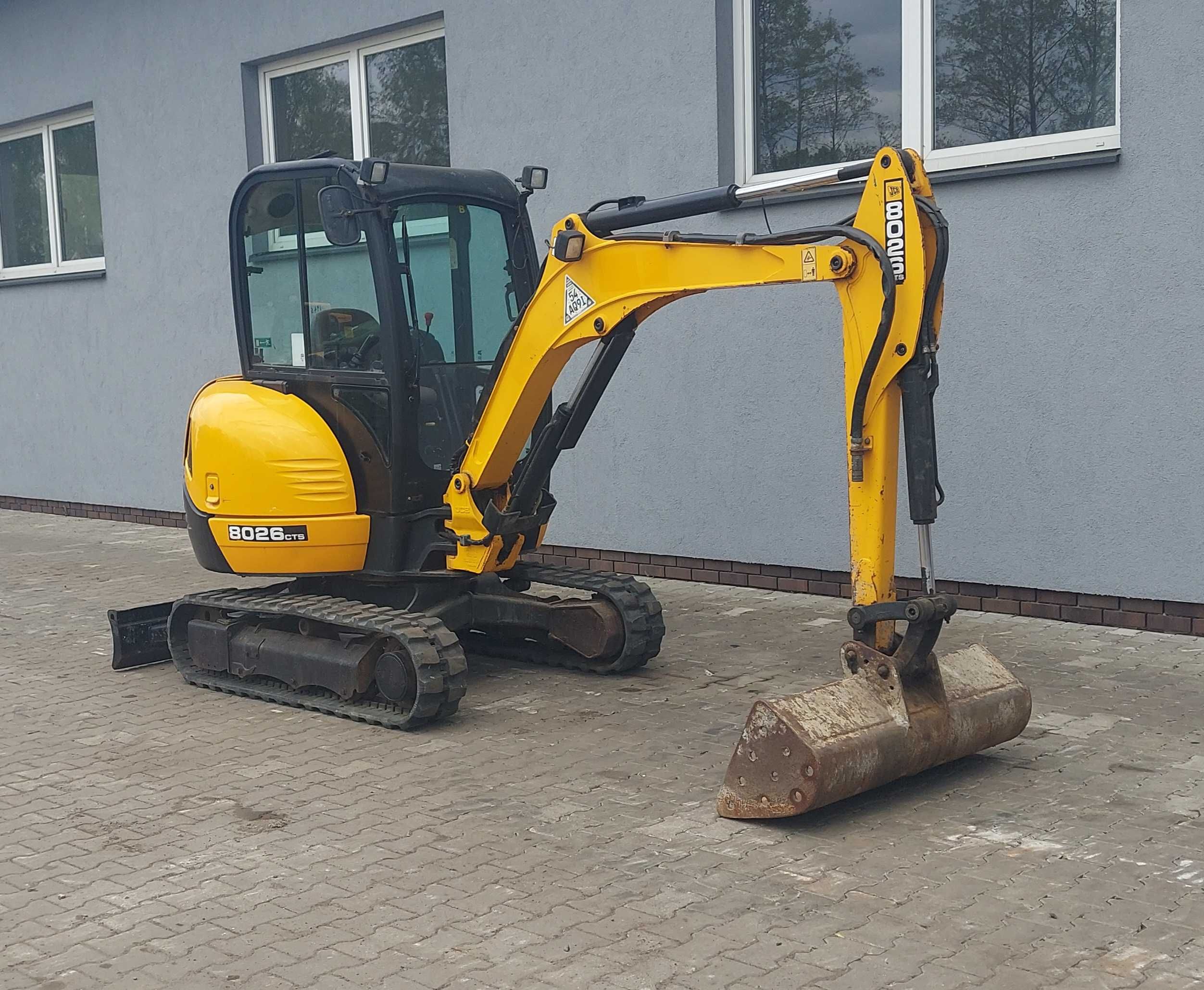 Koparka gąsienicowa Minikoparka JCB 8026CTS