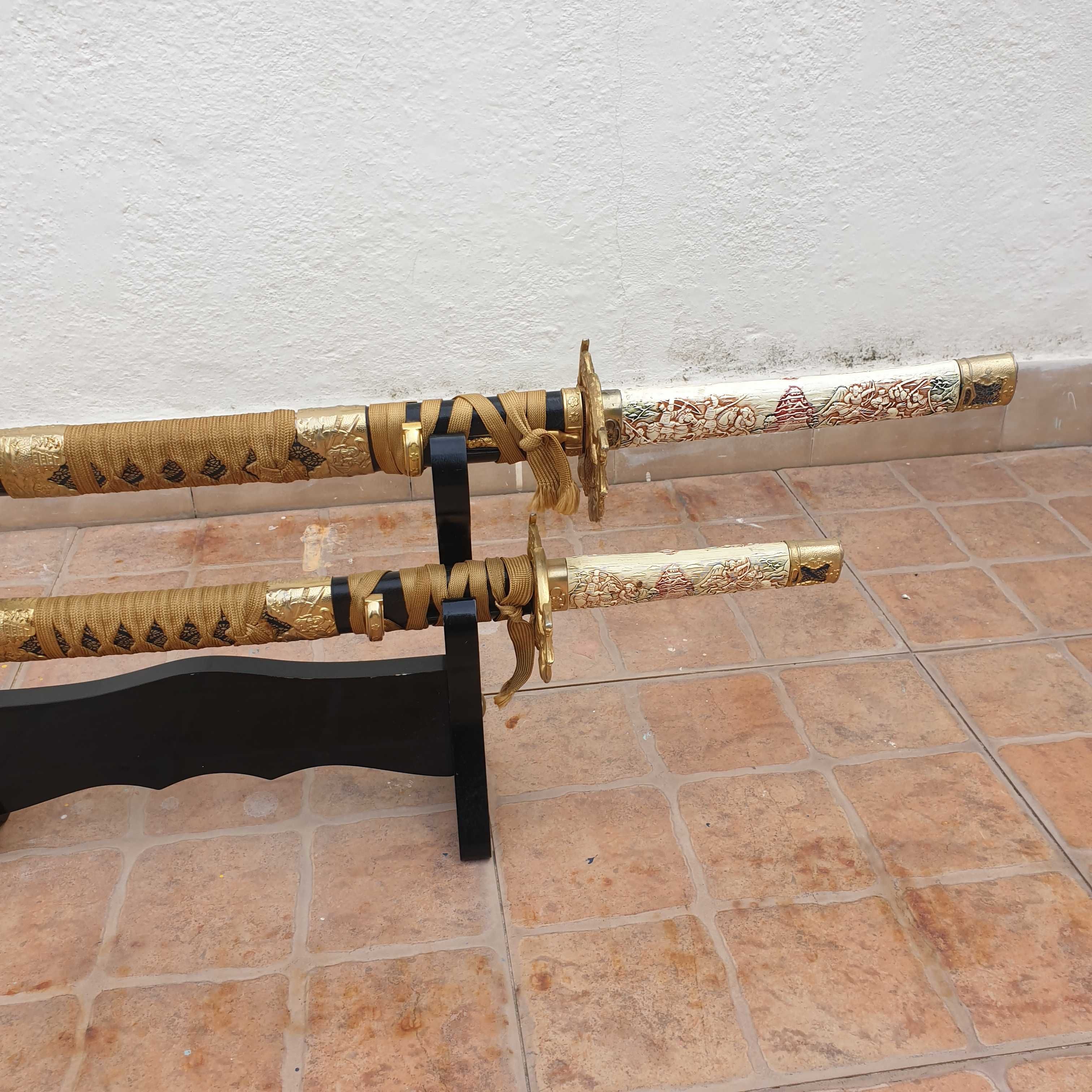 Espadas samurai decorativas e funcional