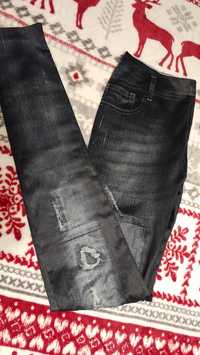 Leginsy imitujące spodnie jensy Cubus XS/S