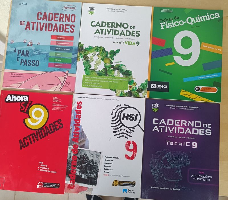 Cadernos atividades 9. Ano
