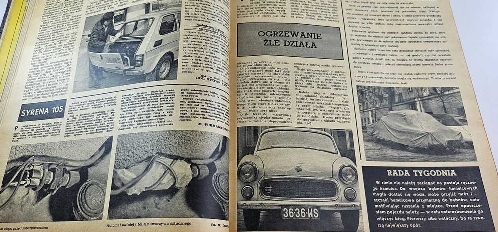 Kompletny tygodnik Motor 1975r Wsk Romet Fiat Shl 126p