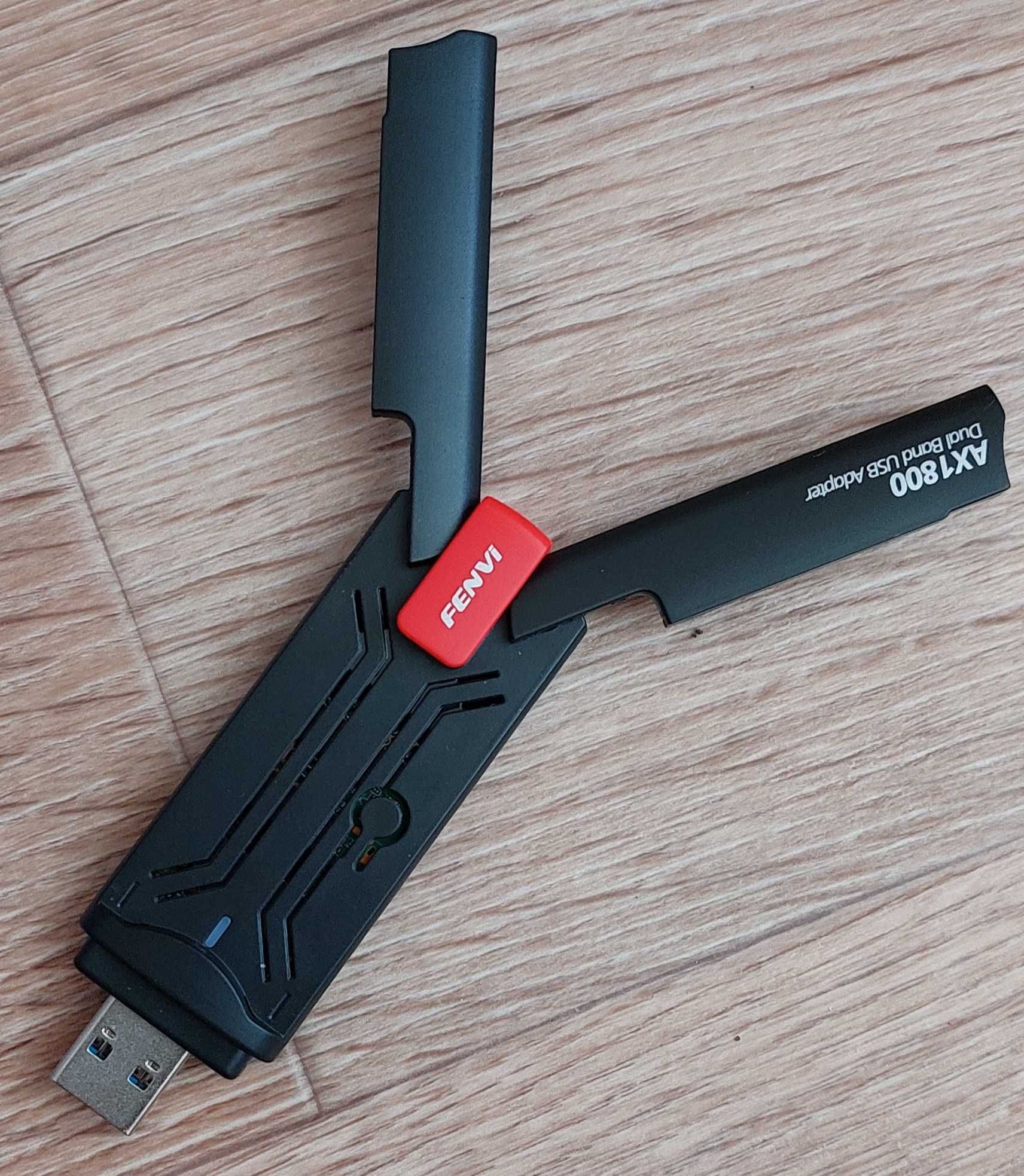 Двухдиапазонный WiFi 6 USB 3.0 aдаптep АХ1800Р Мбит/с 2.4/5Ггц