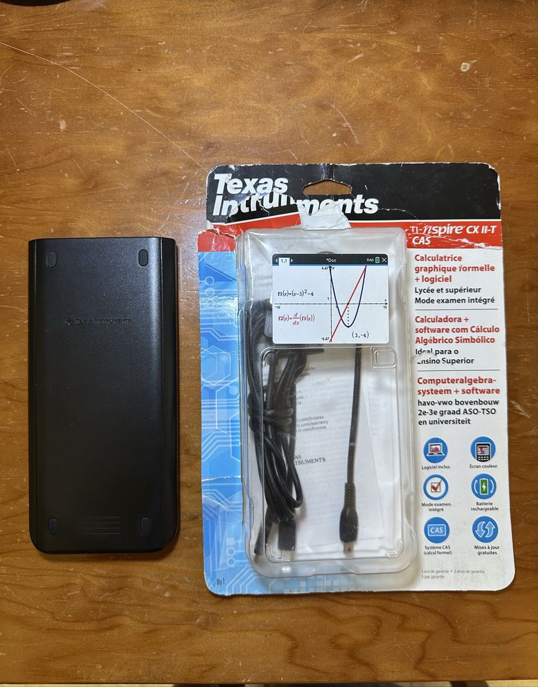 TI-Nspire CX II-T CAS – Completa, Impecável e Pronta a Usar
