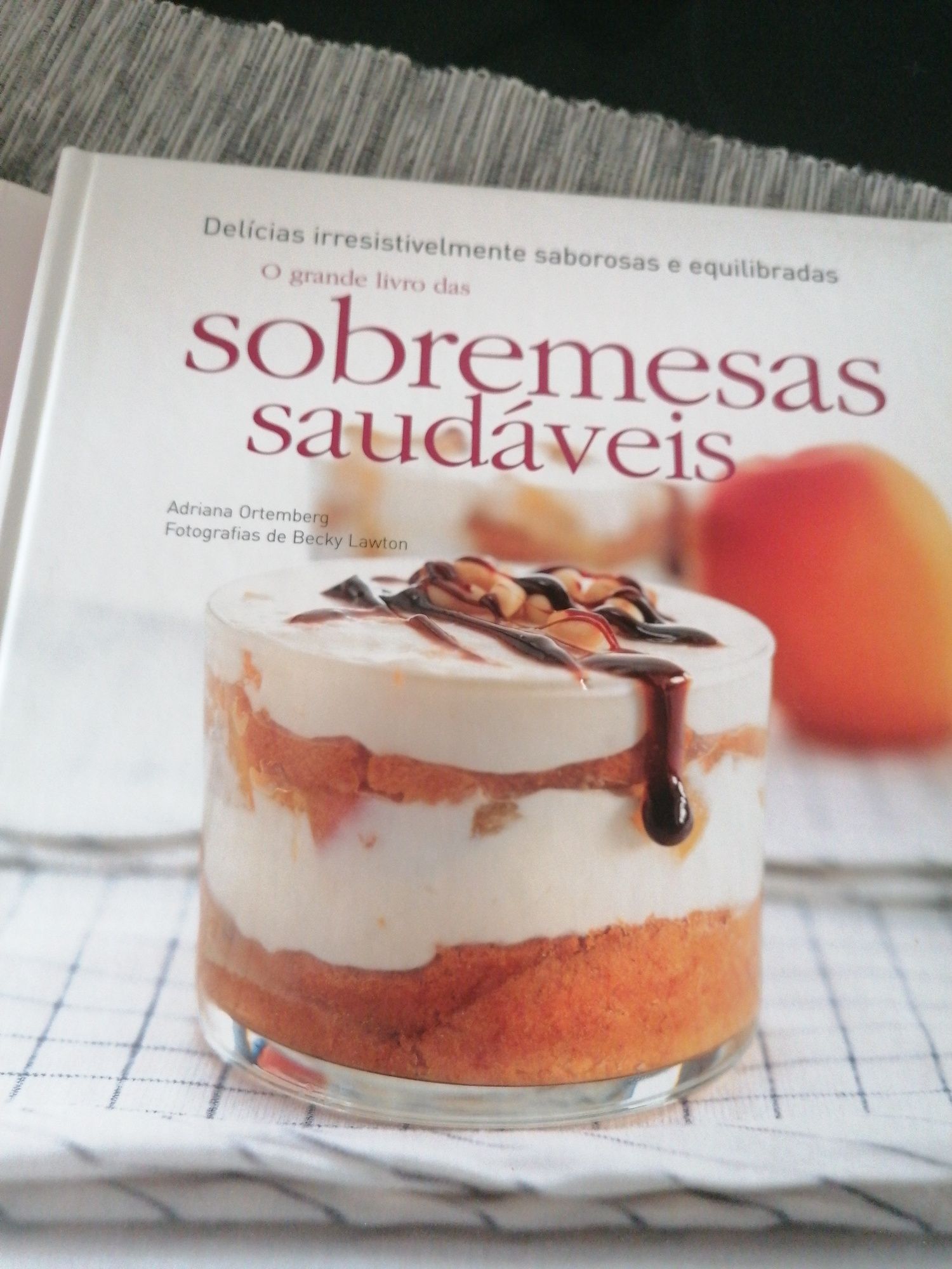 Livro sobremesas saudáveis