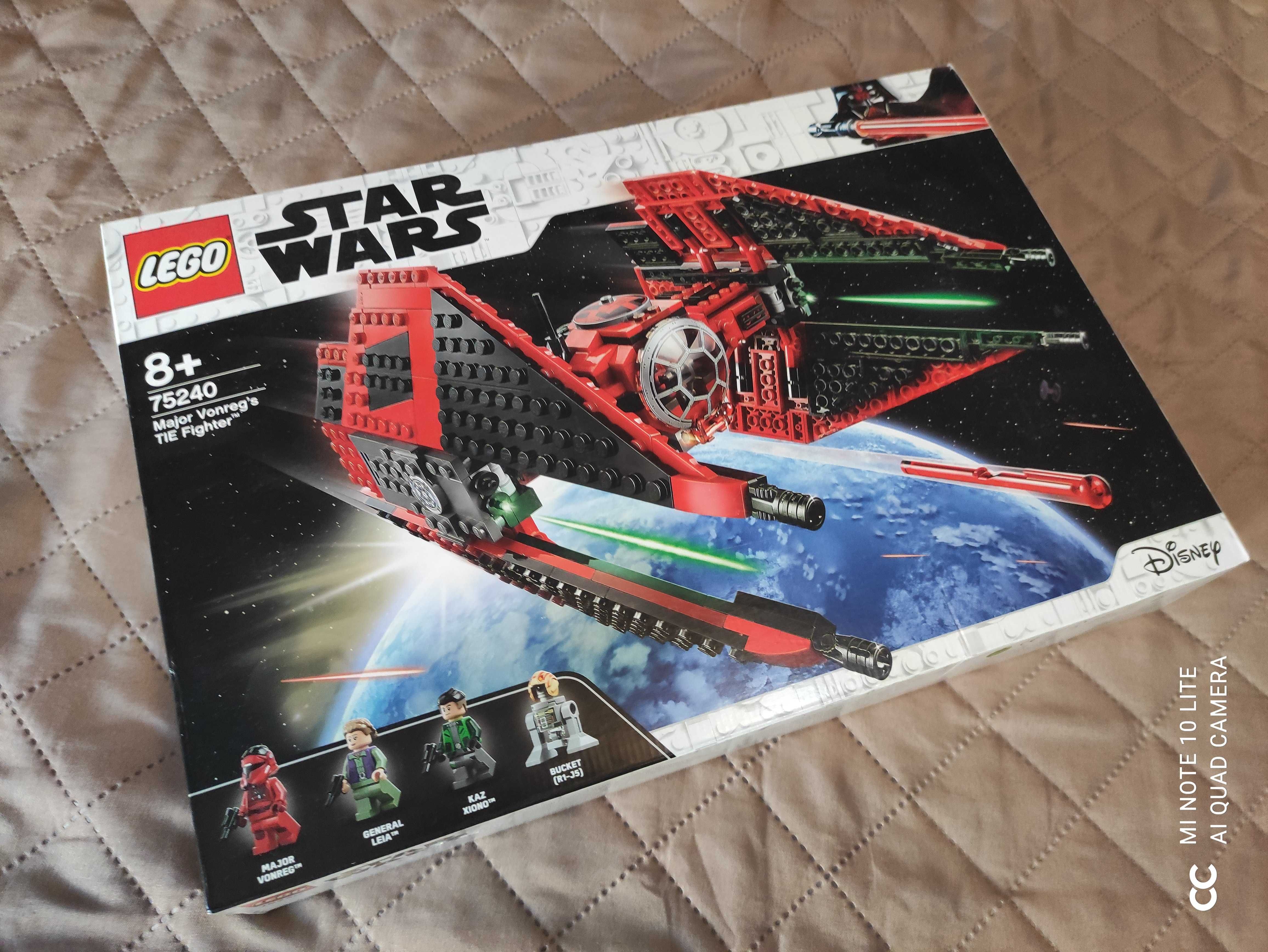 Klocki LEGO Star Wars 75240 - Myśliwiec TIE Majora Vonrega