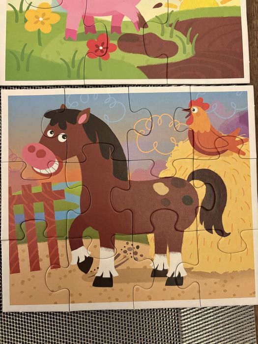 Puzzle zwierzaki