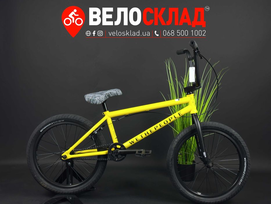 Велосипед BMX 20" WeThePeople Justice 20.75",
жовтий 2021