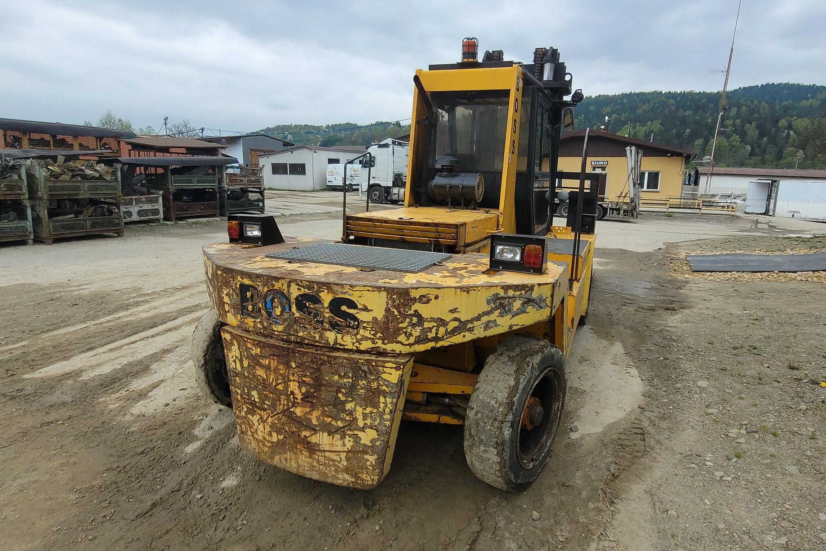 Wózek widłowy Steibock Boss B1409. Silnik Perkins. 14 ton udźwigu.