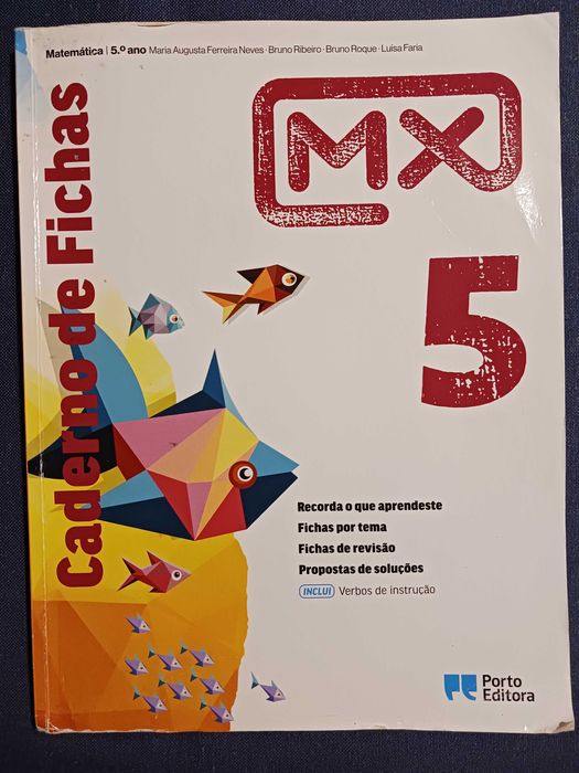MX 5. Caderno de Fichas Matemática 5⁰ ano