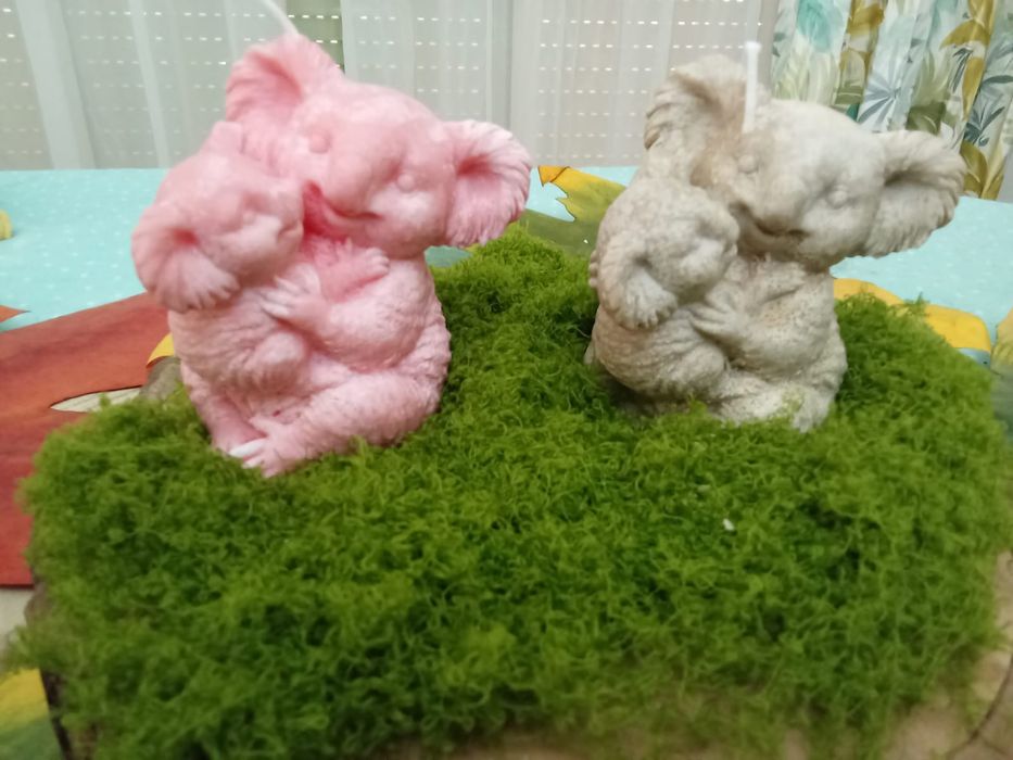 Velas aromáticas feitas a mão