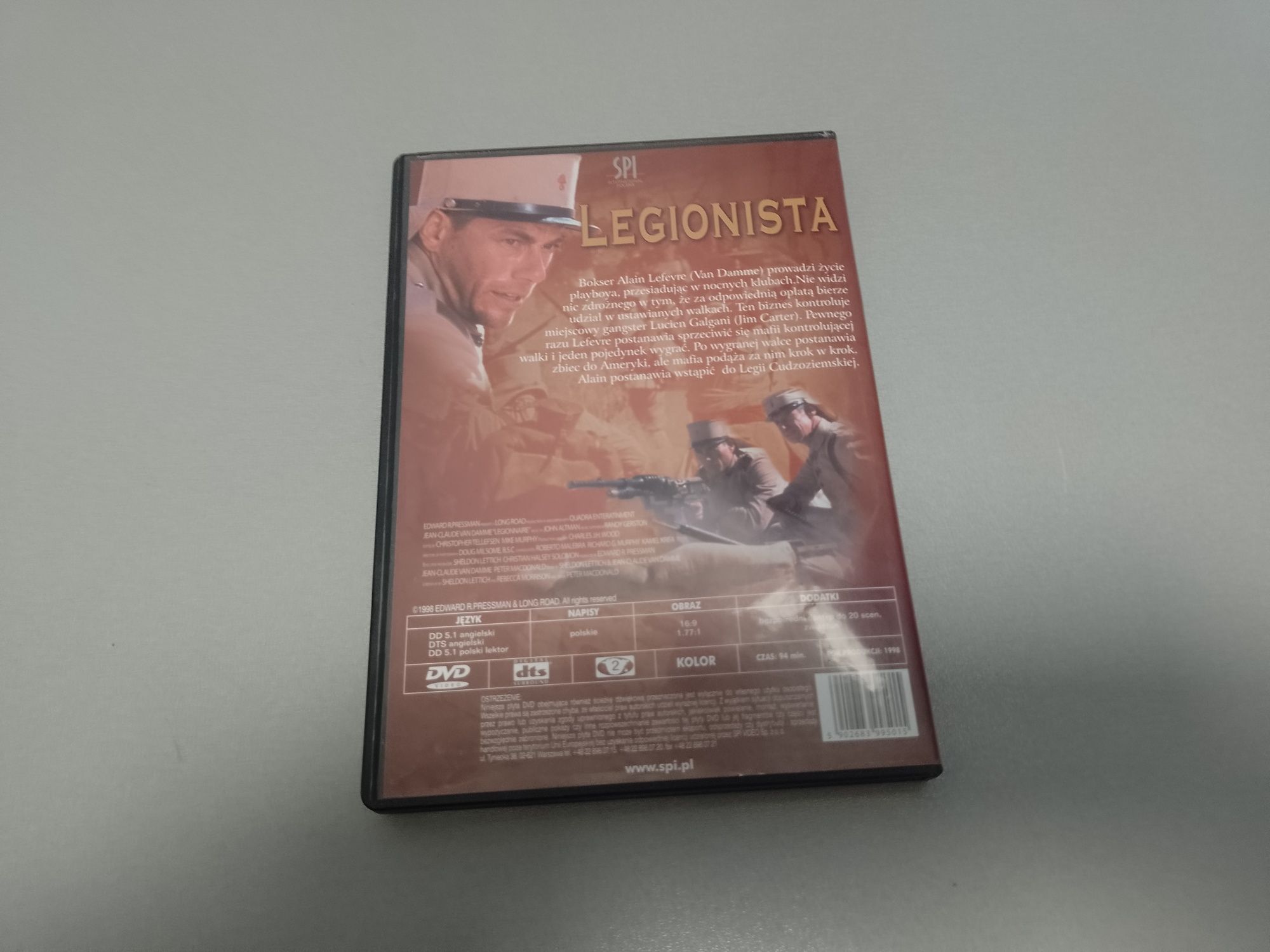 Sprzedam płytę dvd Legionista.