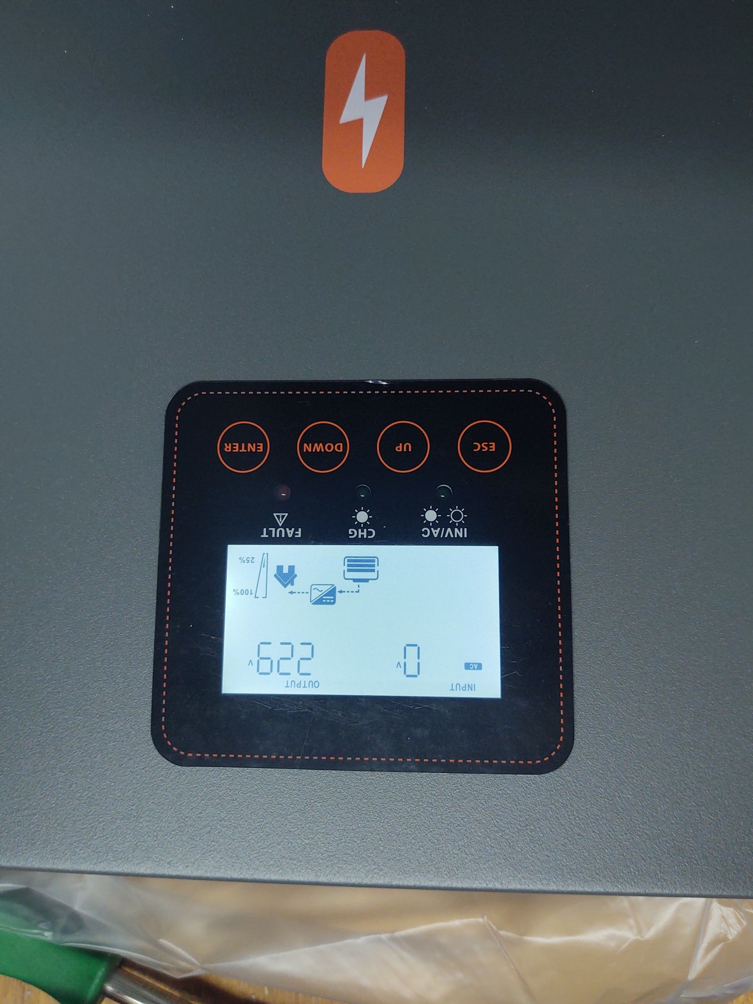 Гибридный инвертор 1,5кВт 24В MPPT 80A powermr