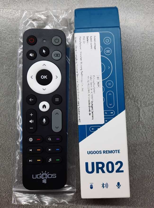 Пульт Ugoos UR02 Bluetooth Air mouse программируемый