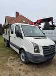 VW Crafter Skrzyniowy Volkswagen Crafter Doka 7-osobowy brygadówka