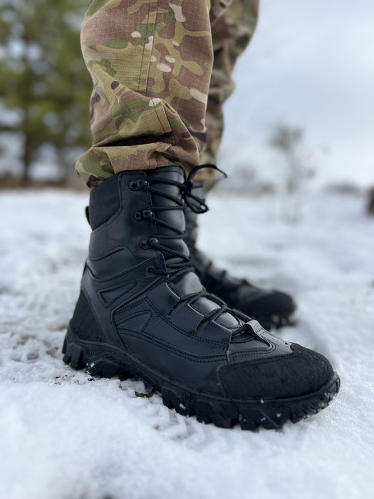 Берці зимові шкіряні / 36-46 / чорні койот олива / Берци зима / є опт