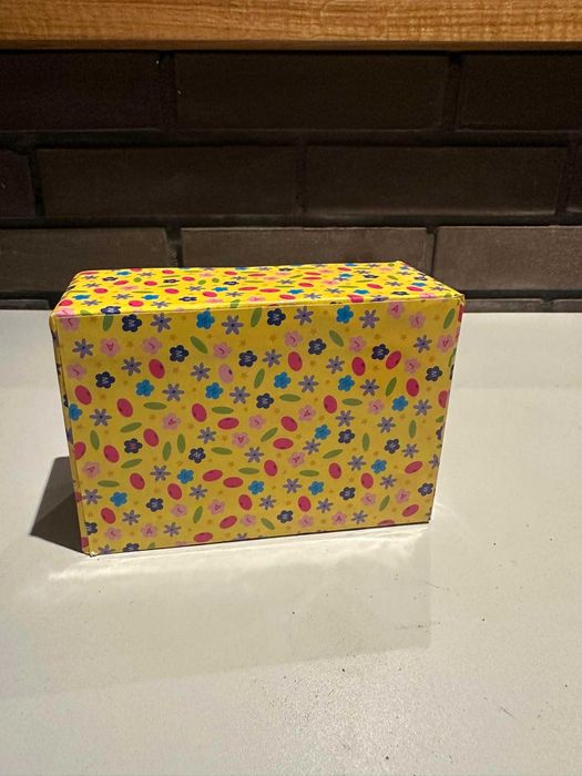 Pudełko / szafeczka / szkatułka z 4 przegródkami | kolorowe