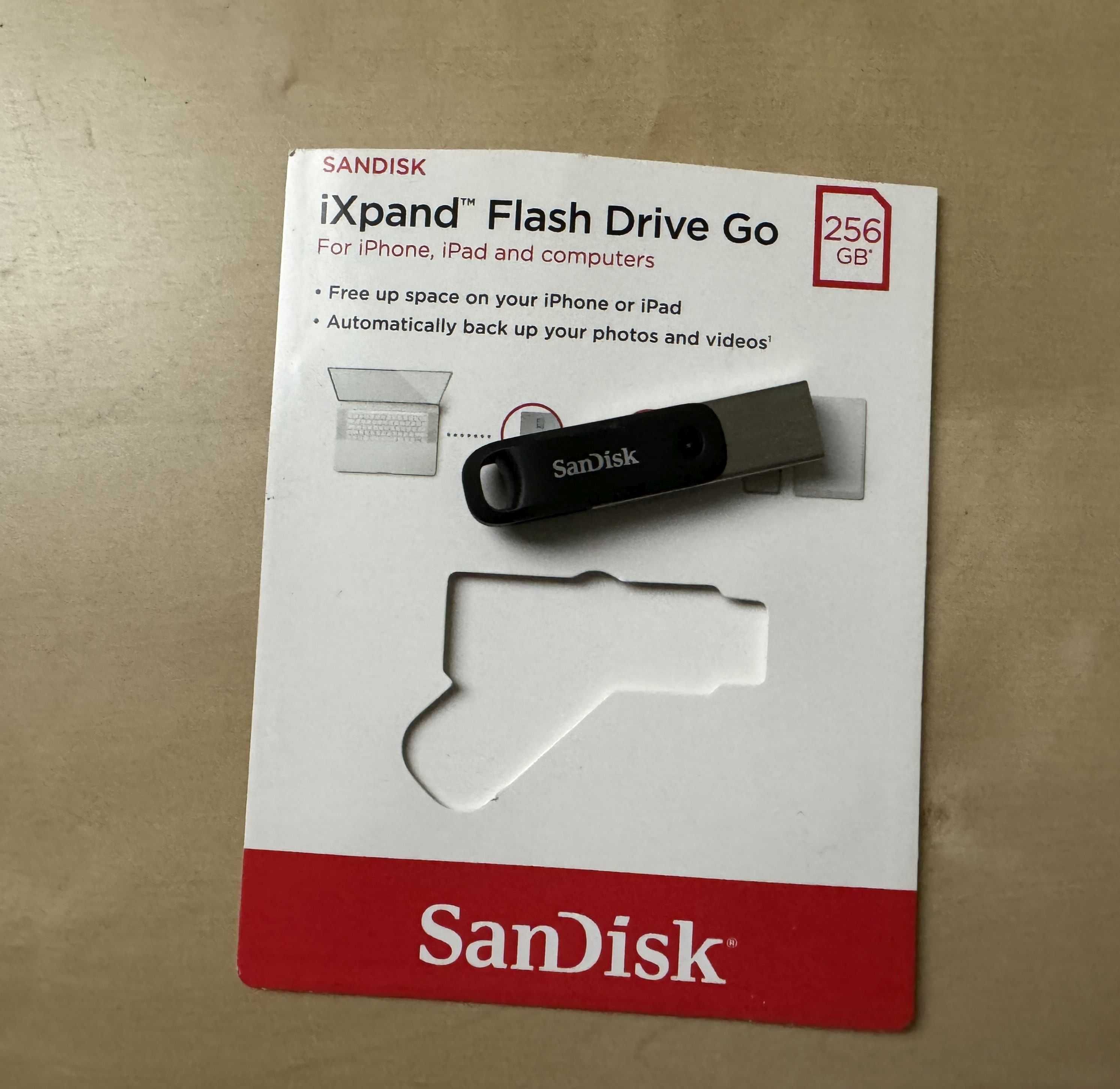 Sandisk ixpand flash drive Go - 256 GB - pendrive z USB i Lightning