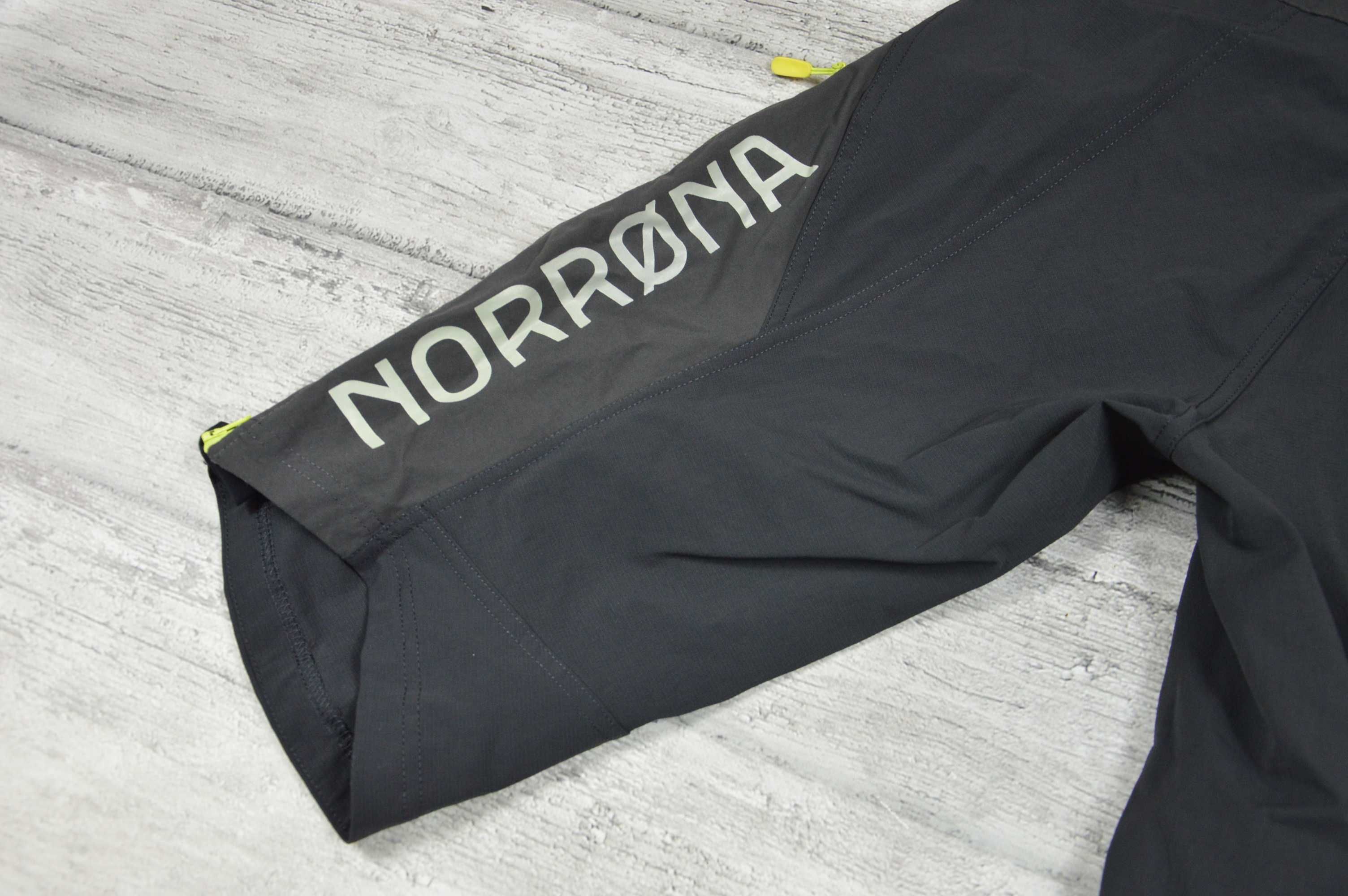 Norrona Fjora softshellowe meskie spodenki trekkingowe rowerowe S