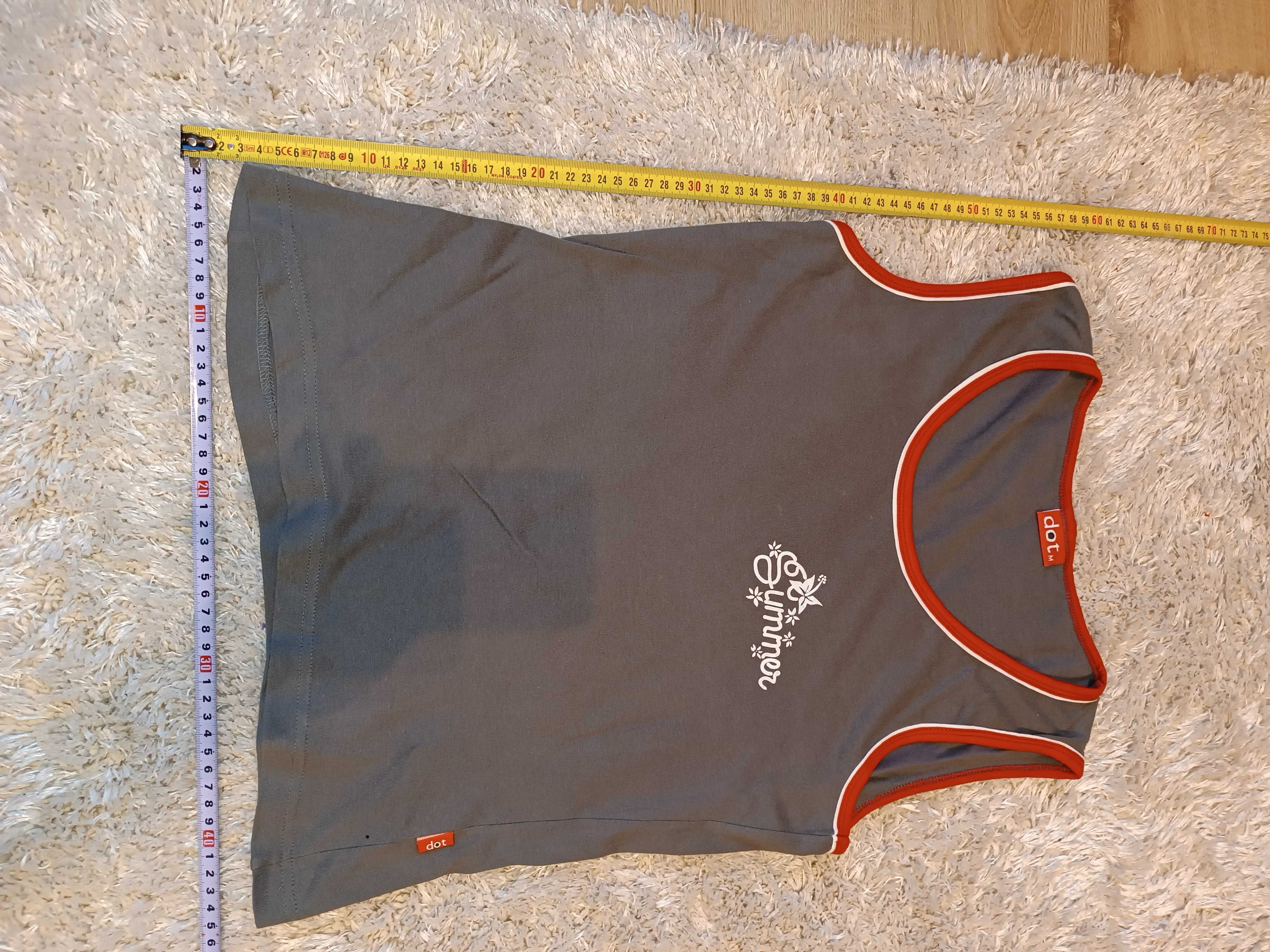 Vintage Top damski dotm M 100% bawełna