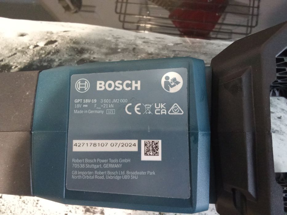 Bosch GPT 18V – 19 zaciskarka do rur nowa oryginał