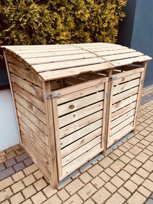 Obudowa Śmietnika Podwójna Obudowa Kosza Na Śmieci Premium