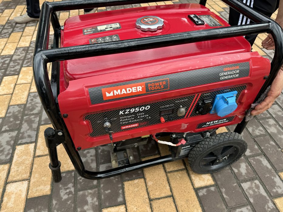 Генератор бензиновий Mader KZ9500 8,5кВт