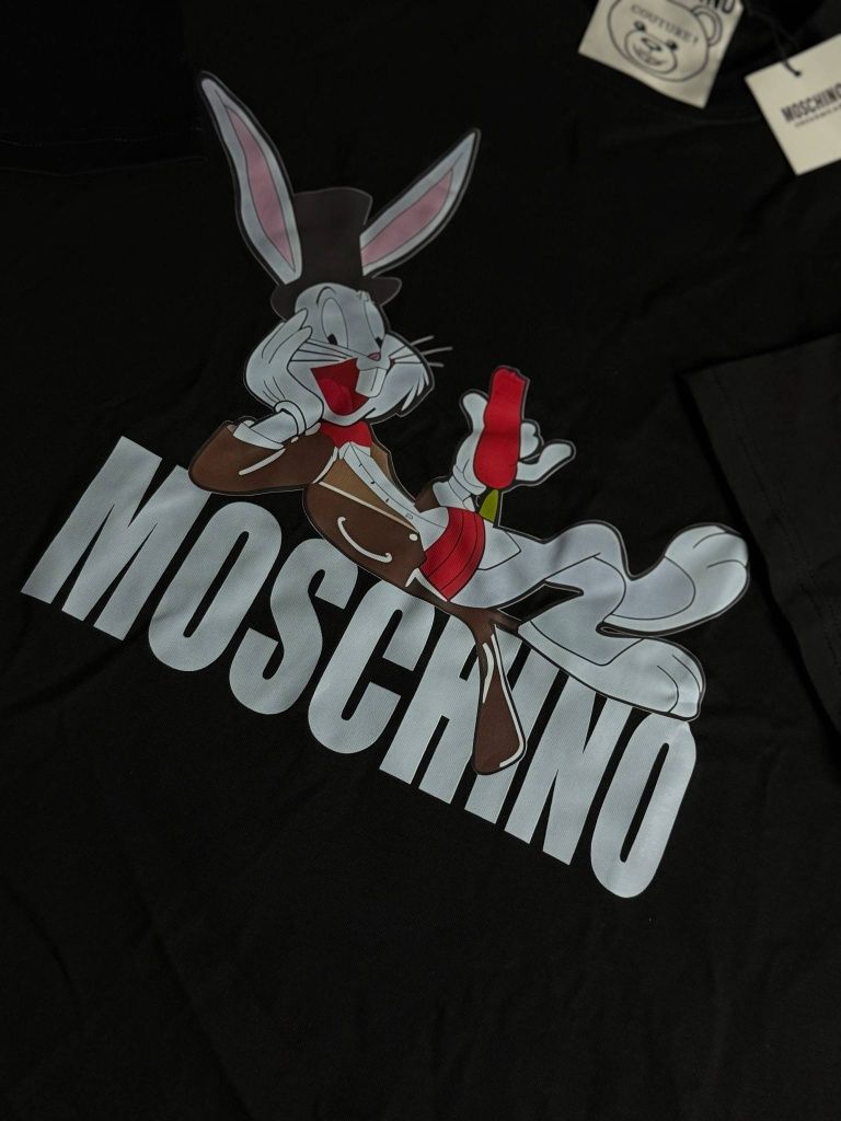 T-tshirt tshirt moschino couture koszulka marka premium rozmiar L
