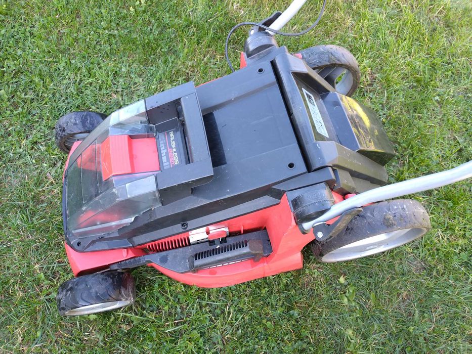 Kosiarka akumulatorowa Einhell GE-CM 36/43 konwersja PARKSIDE 40V PRMA