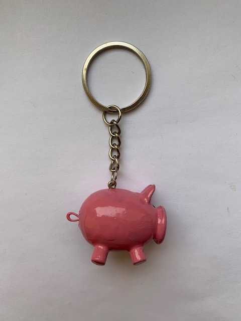 Брелок на пенал, рюкзак, ключи Свинка - сувенир из Чехии, Поросёнок