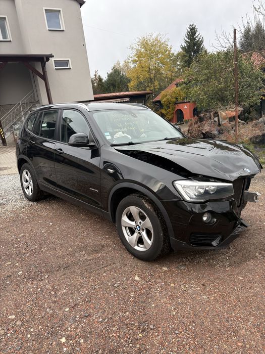 BMW x3 2016 lift 2.0d automat 130tkm maly przebieg uszkodzony