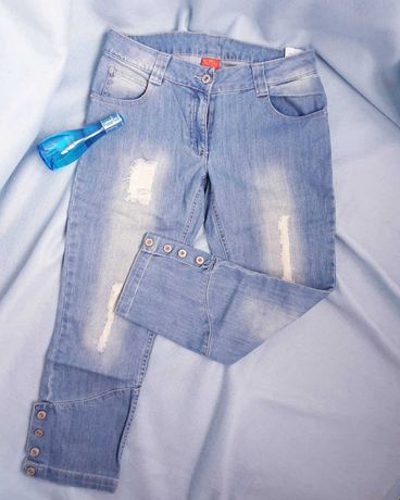 Модные джинсовые капри