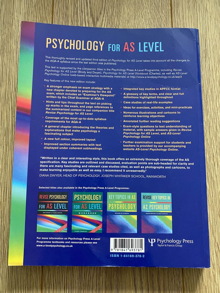 Psychology for AS level Michael Eysenck