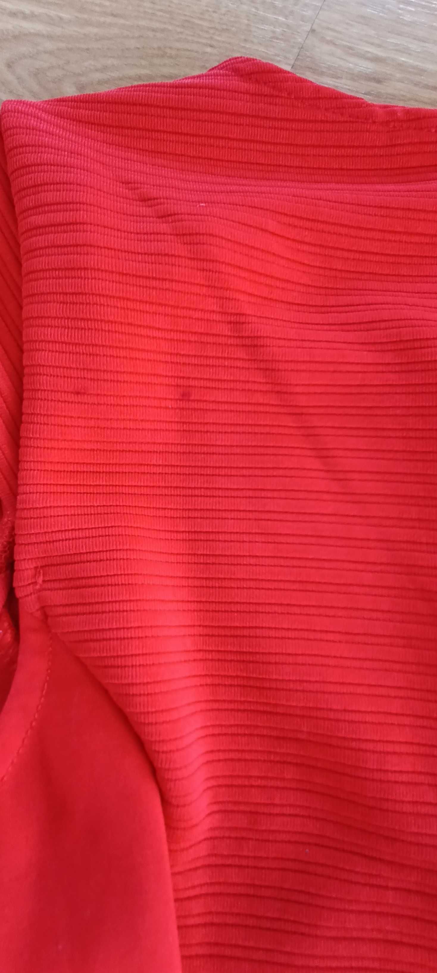 H&M czerwona sukienka 34