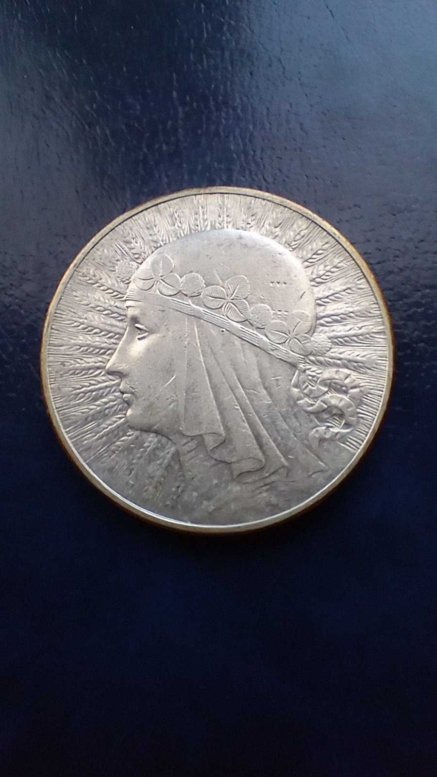 Stare monety 10 złotych 1932 bzm 2RP srebro