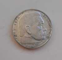 Moneta Niemcy 2 marki 1939 A Hindenburg - srebro