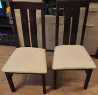 Komplet 4 krzeseł, krzesło drewniane, solidne, eleganckie