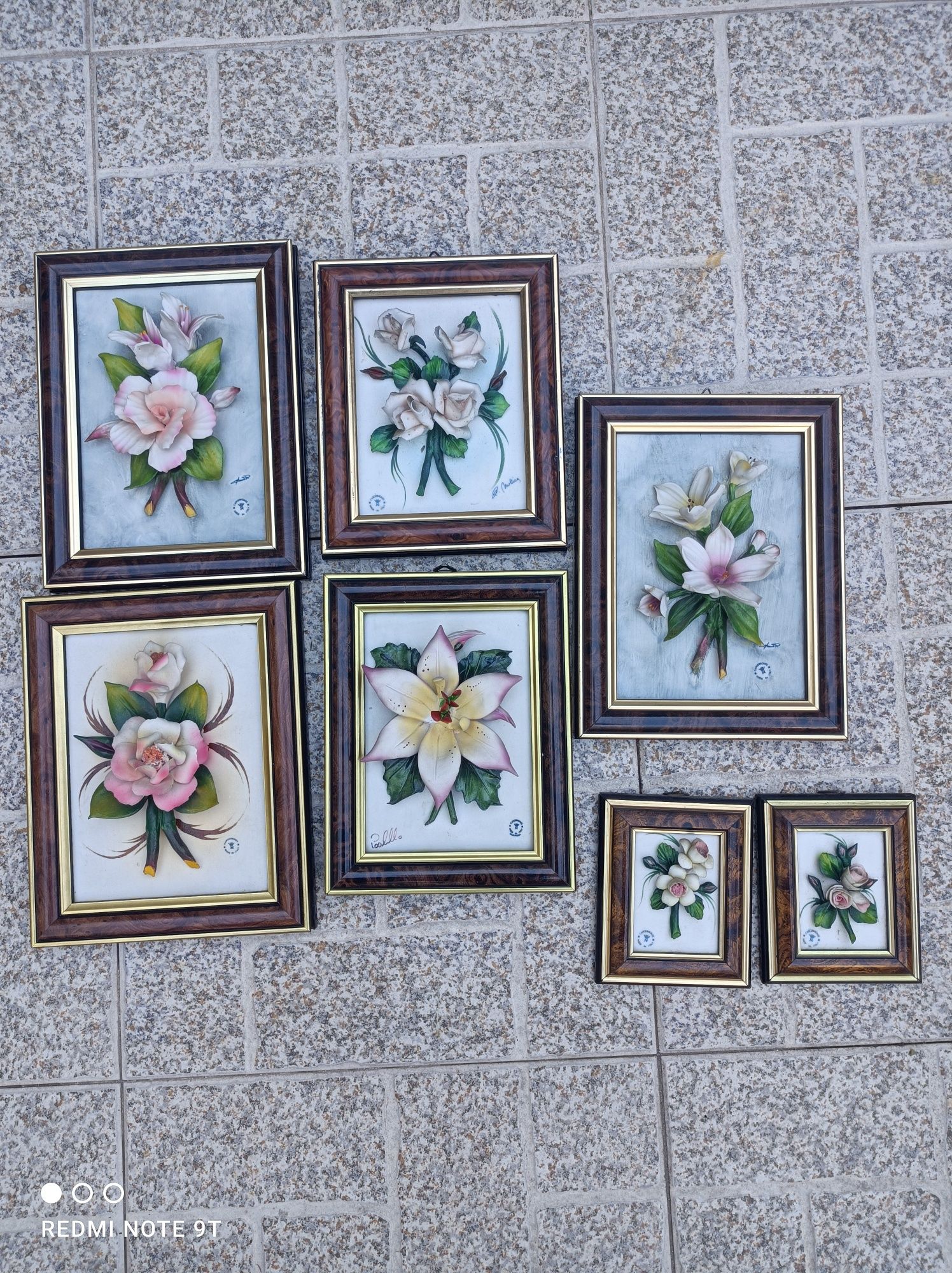 Quadros em porcelana