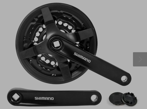 2 x nowa korba Shimano Tourney FC-TY301 170mm 42x34x24 z osłoną