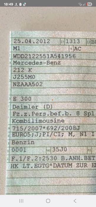 Zderzak lampy maska błotnik pas przedni mercedes W212