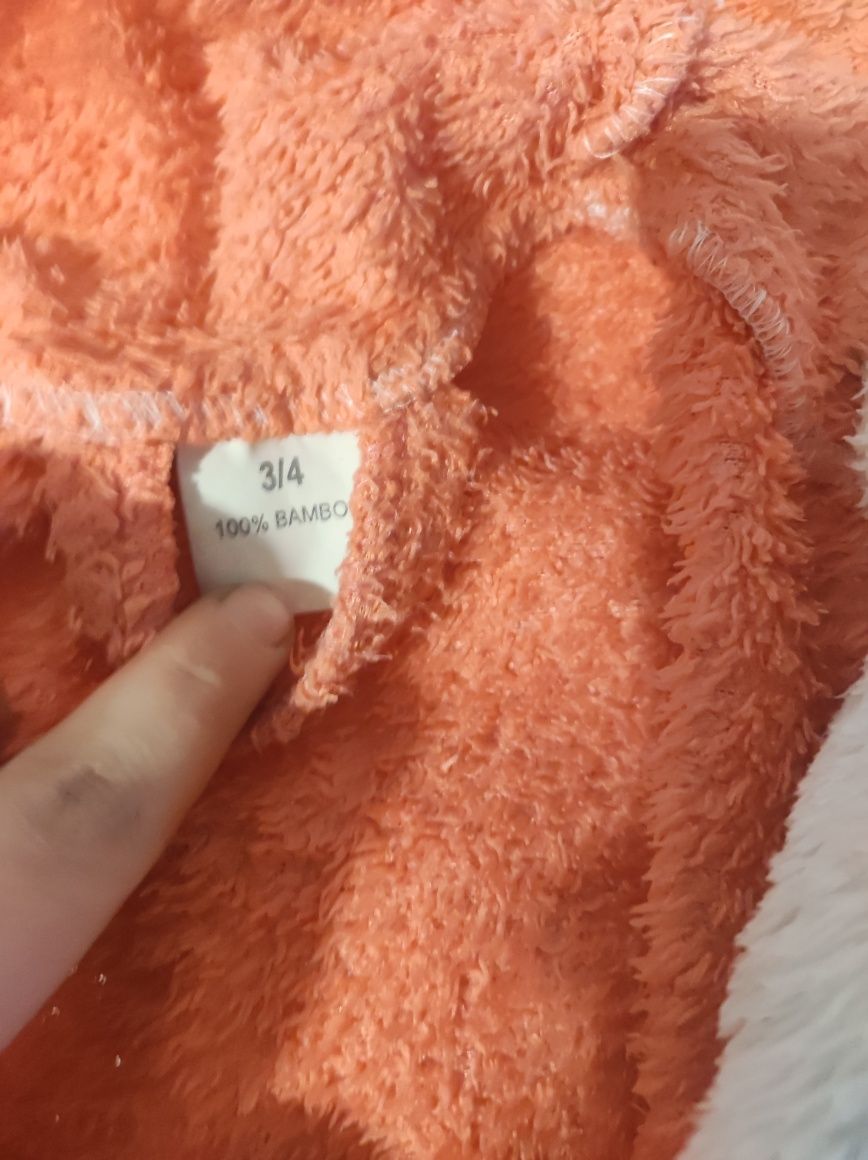 Szlafrok króliczek unisex 3-4 latka
