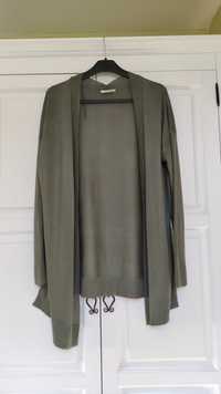 Zielony, khaki kardigan, sweter, Orsay, rozmiar M