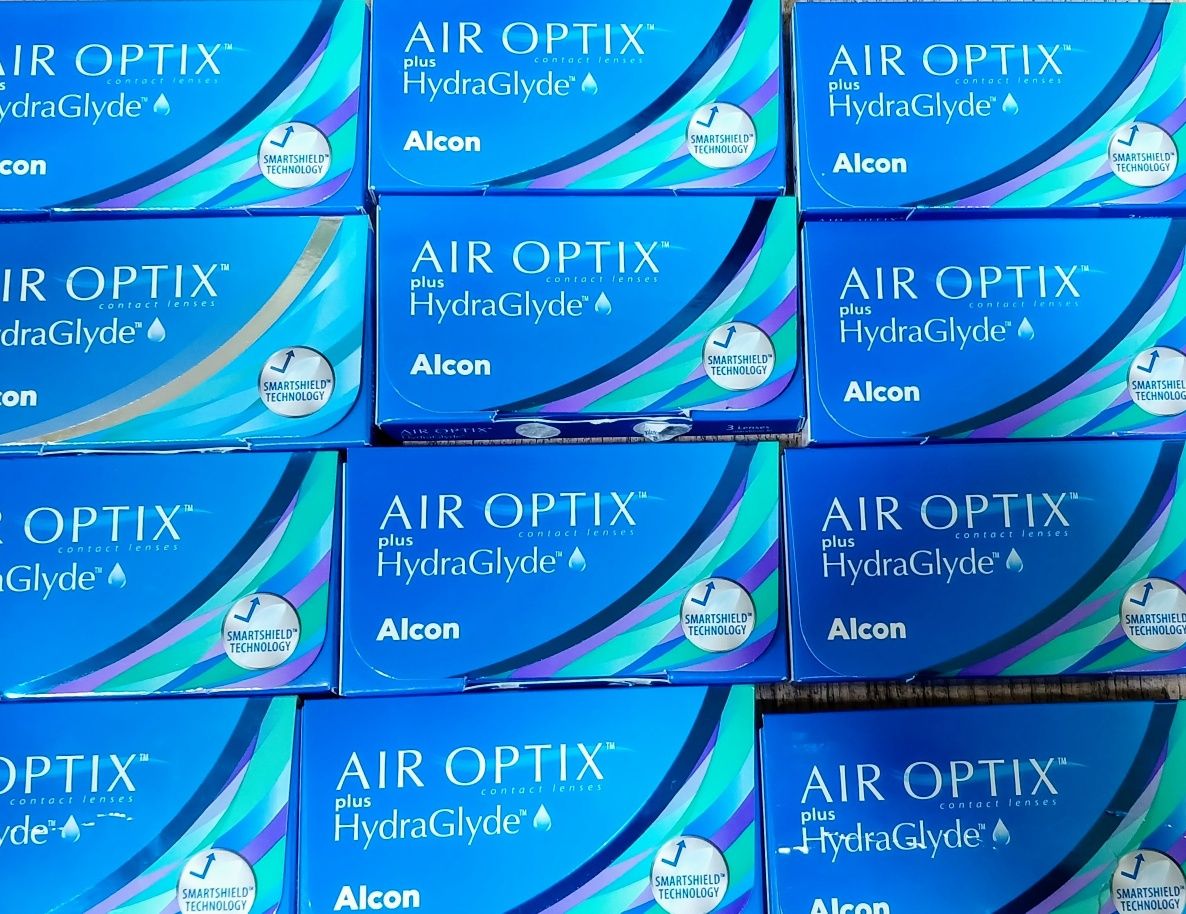 Контактні лінзи Air Optix plus hydroglyde Alcon поштучно