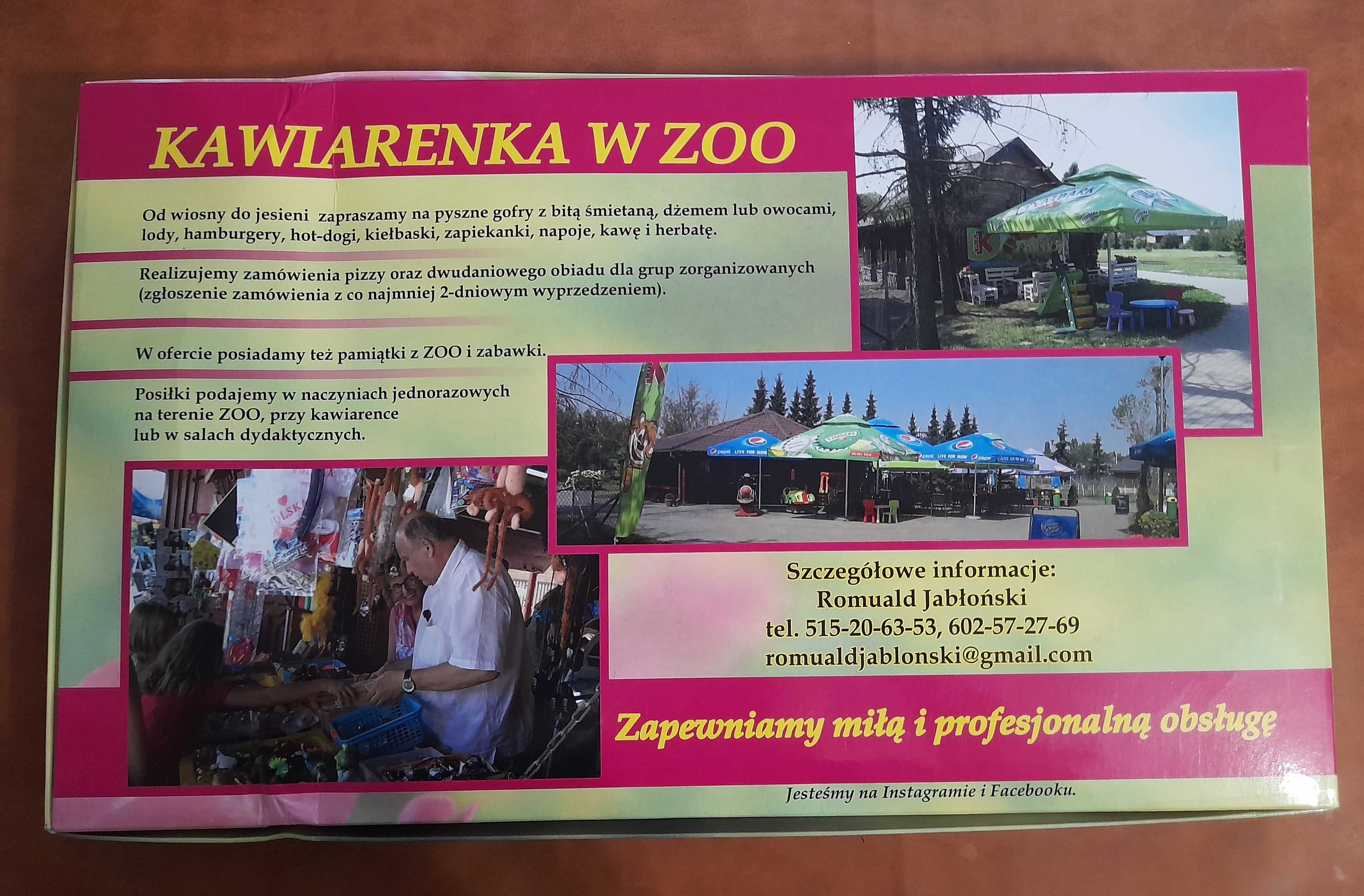 Gry edukacyjne planszowe "W zamojskim ZOO" i "Poznajemy Zamość"