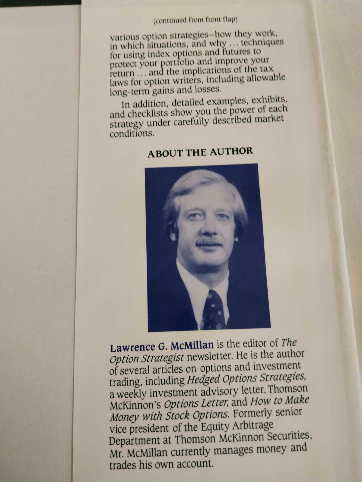 Book • Options as a Strategic Investment • Lawrence G. McMillan