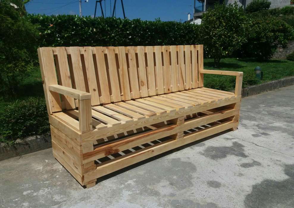 Sofás em Paletes madeira