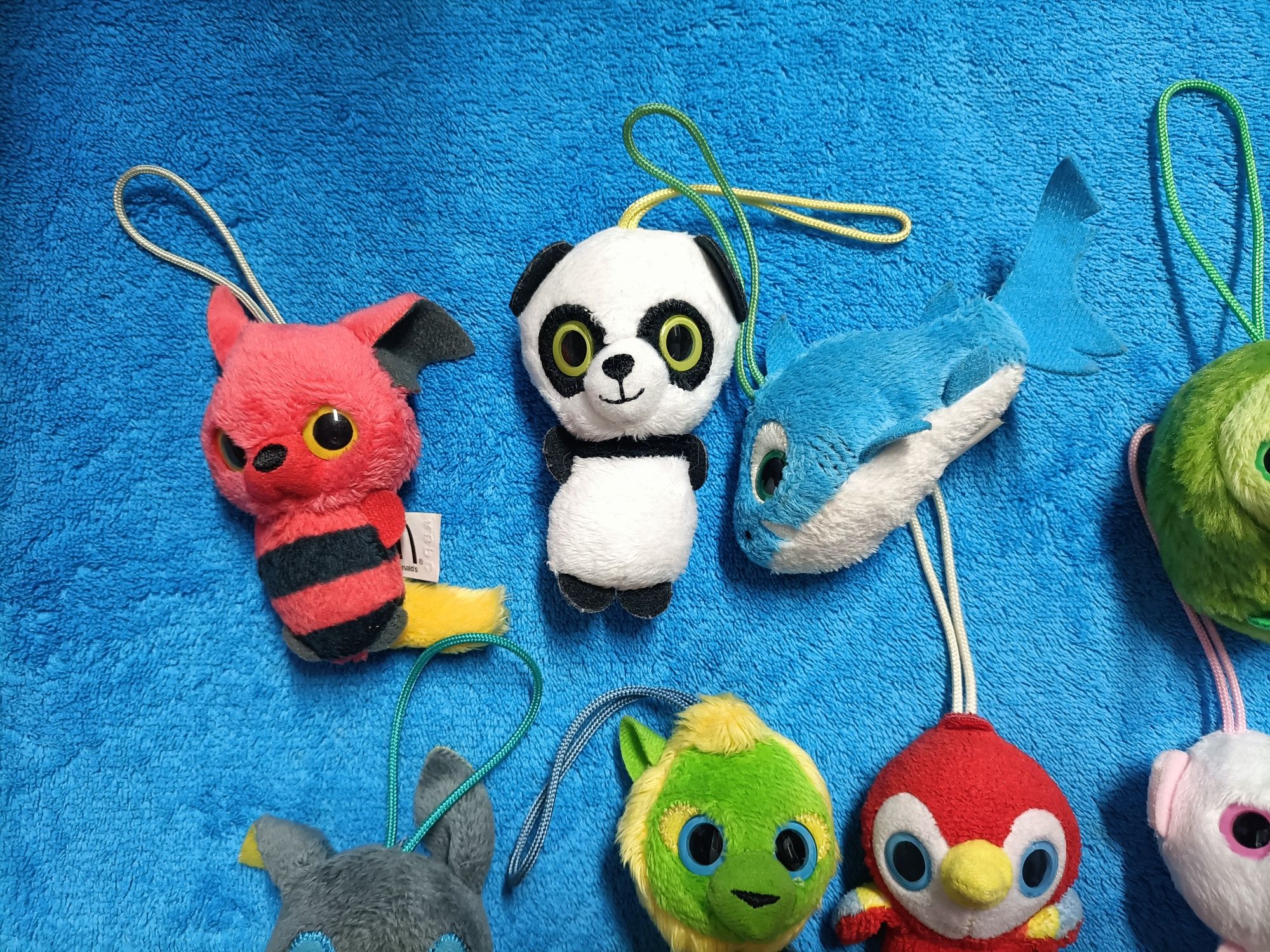 Lote 8 mini peluches MacDonald