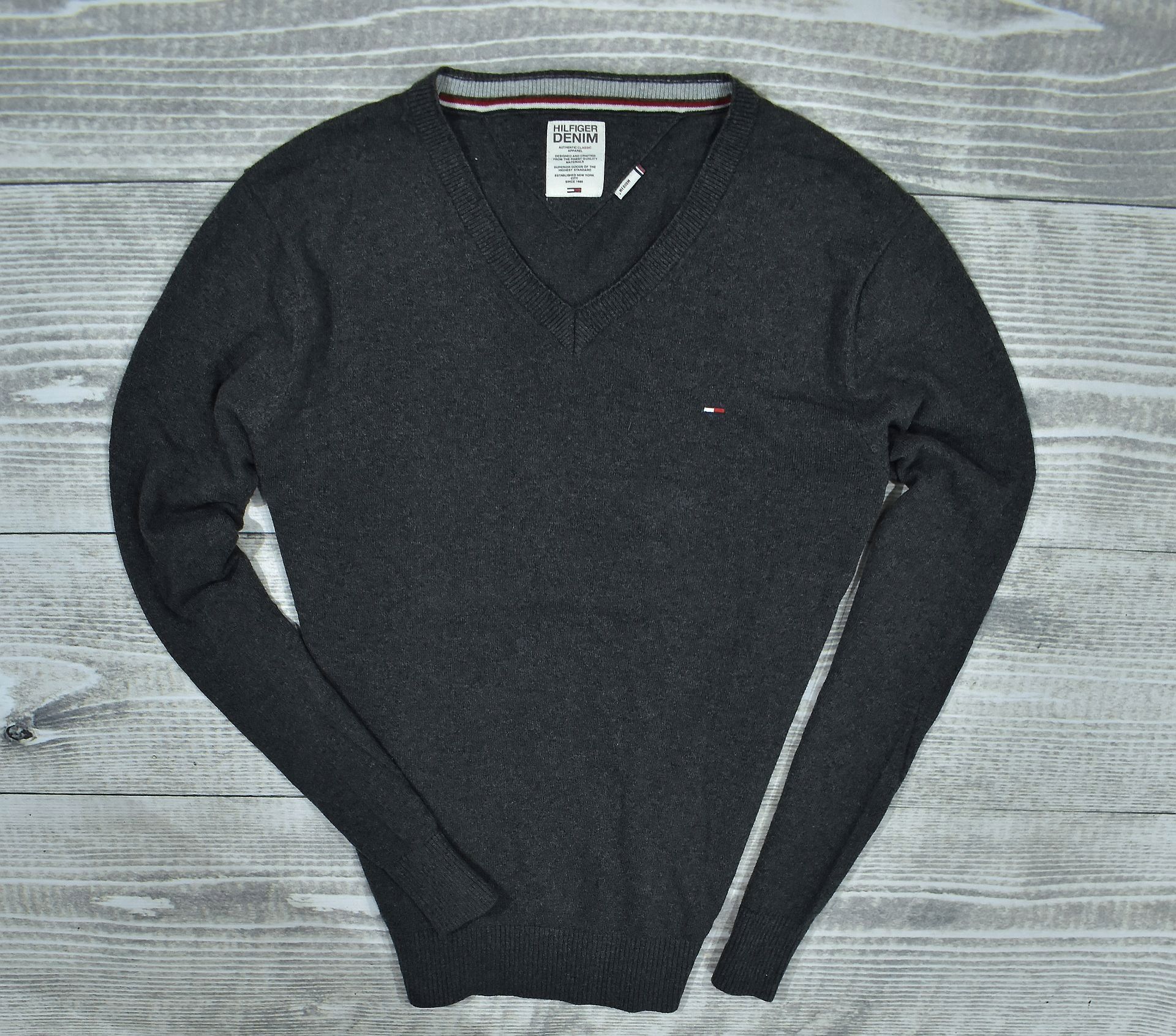 TOMMY HILFIGER Pima Cotton Sweter Męski / M